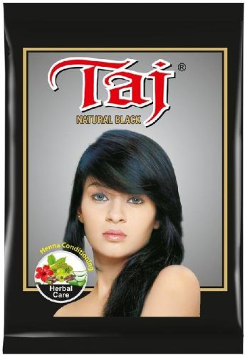 Taj Henna Natural Black Hair Color, For Parlour, Personal, Gender : Men, Women