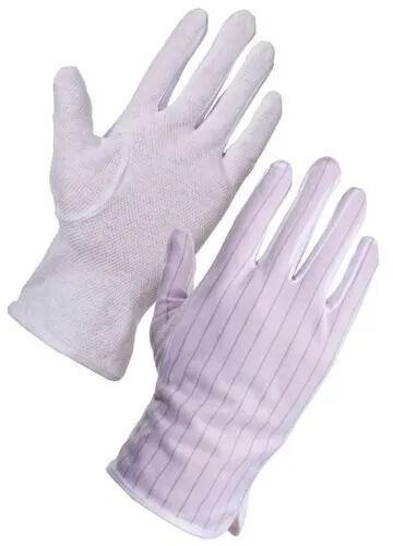 BSS Nitrile Nylon Dotted Electrical Safety Glove, Finger Type : Full Fingered
