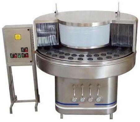 Stainless Steel Semi-Automatic Bottle Washing Machine, Voltage : 440 V