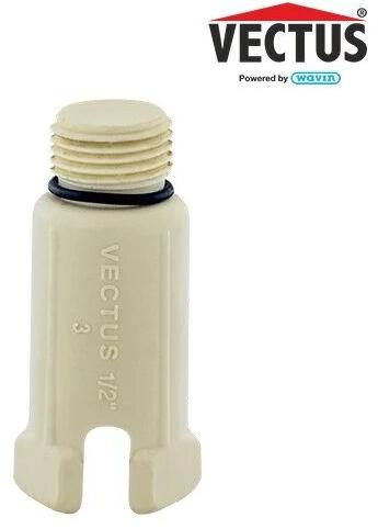 Vectus CPVC End Plug, Size/ Diameter : 15 Mm (1/2 Inch)