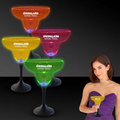 Neon LED Margarita Glasses