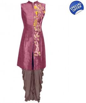 Indo-western Jacket and Dhoti