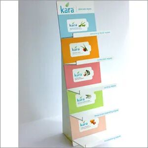 Plastic Display Stand, Color : Black