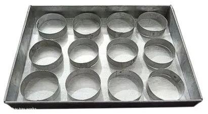 GL Sheet Burger Baking Tray, Size : 13x18 Inch