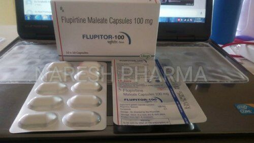 Flupirtine Maleate Capsules, Packaging Size : 10x10 Tablets