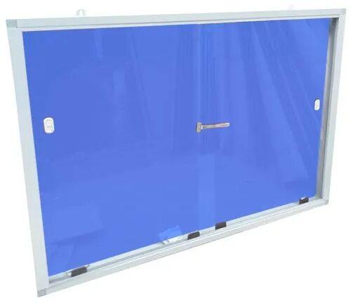 Rectangular Ceramic Aluminium Sliding Glass Notice Board, Color : White
