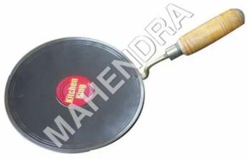 Kitchen Iron Tawa, Color : Black
