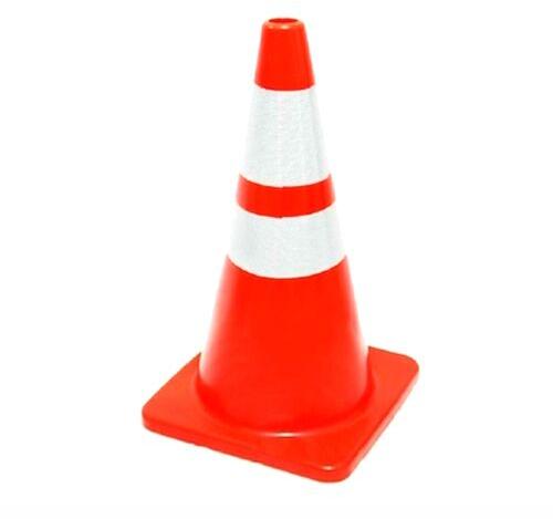 Plastic Traffic Cone, Color : Orange White