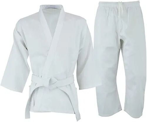 Plain Cotton Kids Karate Uniform, Color : White