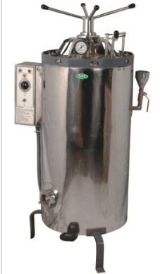 Vertical Stainless Steel Steam Autoclaves, Color : MIRROR FINISH