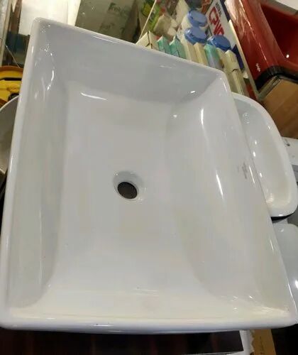 Ceramic Wash Basin, Color : White