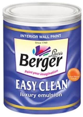 Berger Emulsion Paints, For Interior Walls, Packaging Size : 1 Ltr