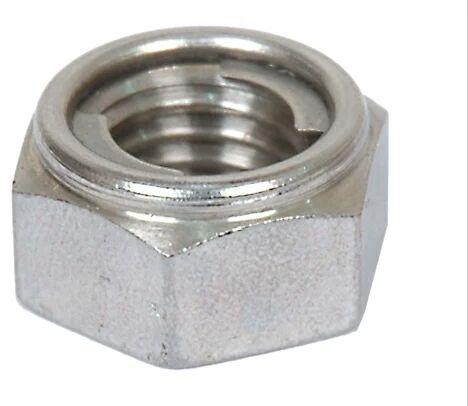 Silver SS Lock Nut, Grade : 304