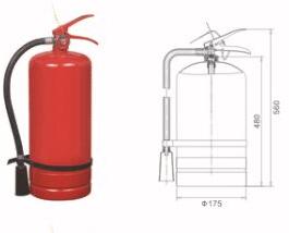 9kg Dry Powder Fire Extinguisher, Brand Name : JINQIANG