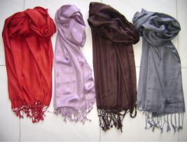 Satin Pashmina Scarves 20'x72