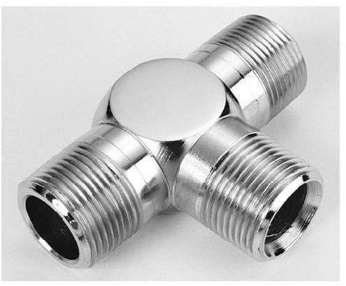 Aluminum Aluminium Pipe Tee, Connection Type : Male