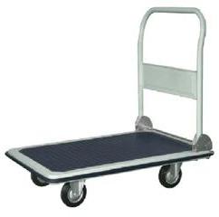 Unique Rectangle Mild Steel Platform Trolley, Load Capacity : 300 Kg