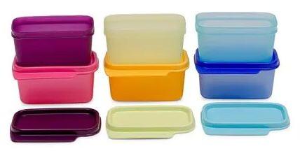 Plastic Tupperware Containers Set