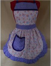 Cotton Blue Gingham Apron, Specialities : Eco-friendly