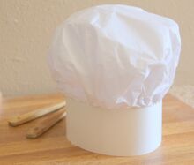 100% Cotton Non Woven Chef Toque Hat