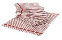 Sandex Corp 100% Cotton Screen Printed Tea Towels, For Home, Hotel, Kitchen, Pattern : Plain Dyed