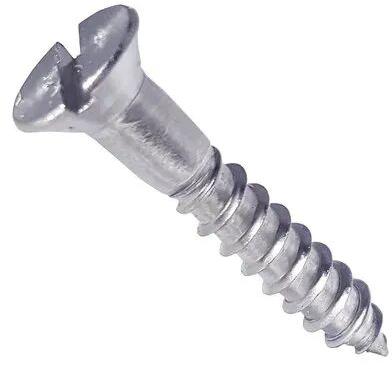 Stainless Steel Half Threaded Screw, Length : 6 Inch