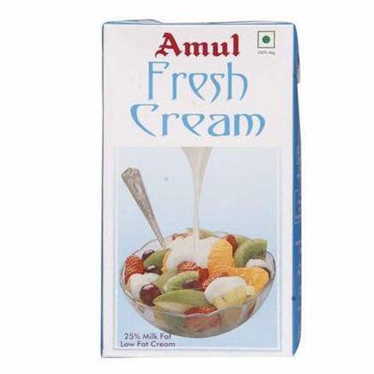 Amul Fresh Cream, Packaging Type : Packet