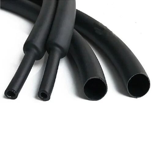 PTFE Heat Shrinkable Sleeves Tubes, For Wire Insulation, Color : Black