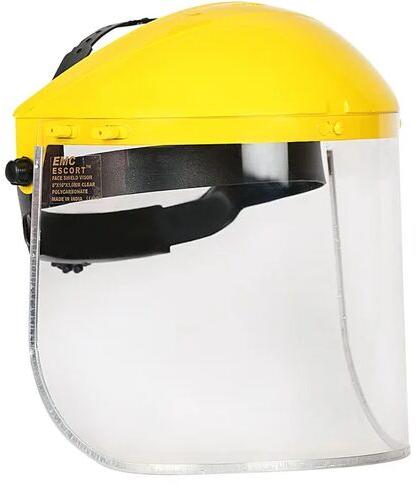 Rubber PVC Face Shield, Size : Medium