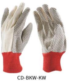 Canvas Dotted Gloves