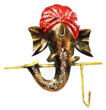 Wrought Iron Ganesh Wall Hanging