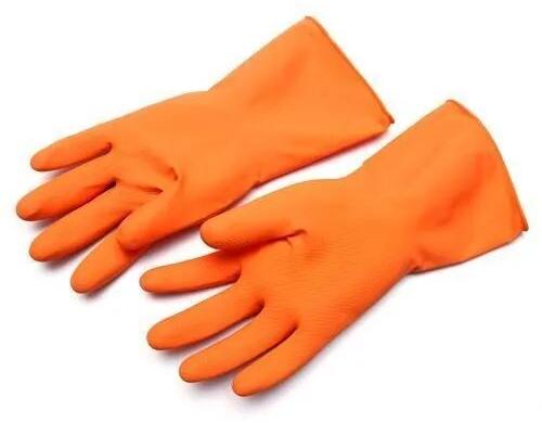 Plain Rubber Hand Gloves, Gender : Unisex