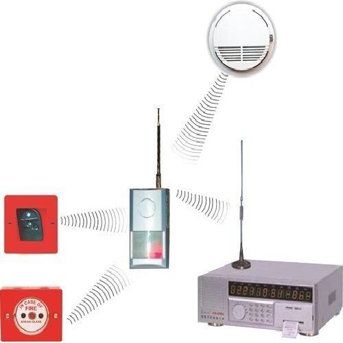 Plastic Fire Alarm System, For Industrial, Offices, Color : White