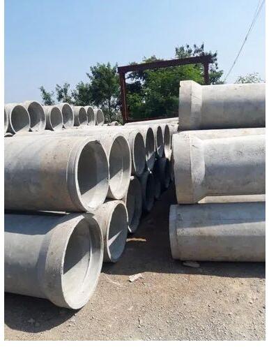 Grey Round RCC Hume Pipe