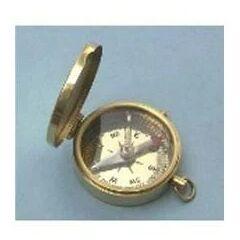 Brass Flat Compass