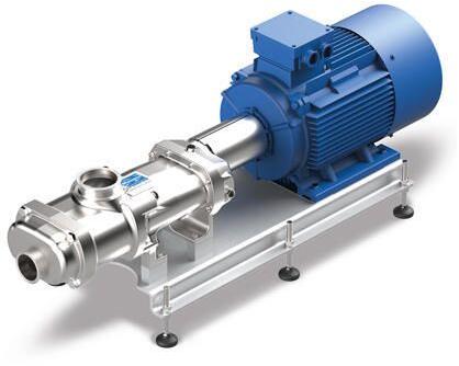 Electric Mild Steel Sanitary Screw Pumps, For Chemical Industry, Food Beverage Industry, Cosmetic Industry Etc.