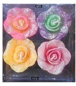 Chebros Fancy Wax Floating Candles, Packaging Type : Box