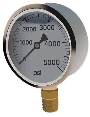 NPT Pressure Gauge, Dial Size : 2.5 Inch / 63 Mm