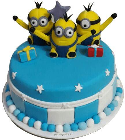 Minion Birthday Cake