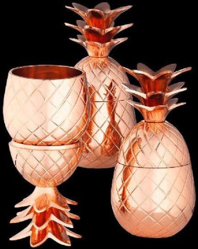 Metal Pineapple Copper Mug, Feature : Eco-Friendly, Stocked