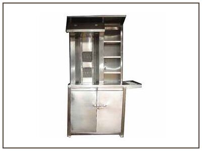 Stainless Steel Shawarma Machine, Color : Silver for Commercial Kitchen