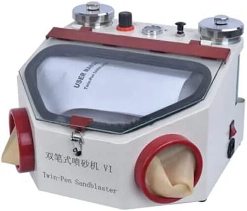 Mild Steel Twin Pen Sandblaster, For Surface Cleaning