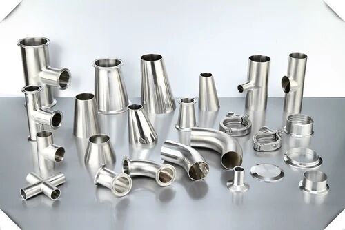Stainless Steel Fittings, For Chemical Fertilizer Pipe, Gas Pipe, Connection : Female, Flange, Welded