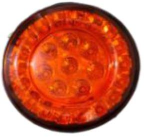 Electric LED Rear Round Direction Indicator Lamp, For Automobile, Commercial, Packaging Type : Box