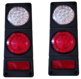 Polished Plastic LED Round Combination Lamp, For Automotive, Commercial, Technics : Machine Made