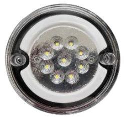 White LED Round DRL Reverse Lamp, For Automobile, Commercial, Technics : Machine Made