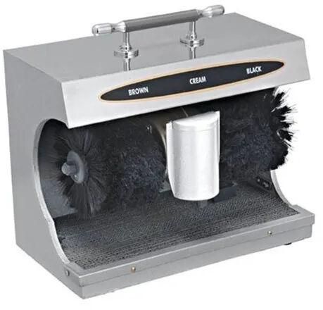 Shoe Shine Machine, Color : Silver