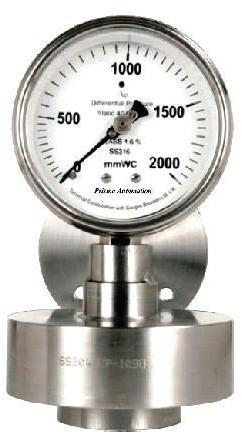 WIKA Mild Steel Bellow Pressure Gauge, For Industrial