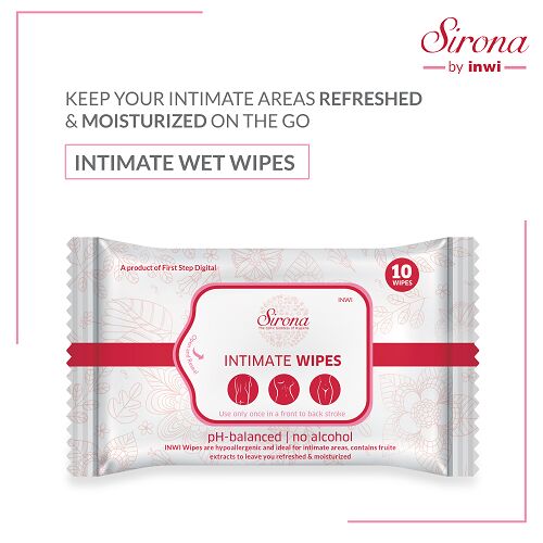 Glycerine Intimate Wet Wipes, Color : Red