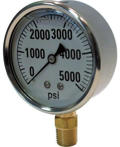 Hydraulic Pressure Gauges, Dial Size : 2.5 Inch / 63 Mm